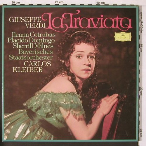 Verdi,Giuseppe: La Traviata, Box, Deutsche Gramophon (2707 103), D, 1977 Typ: 2LP Best.-Nr.: K592 Preis: 9,00 Euro