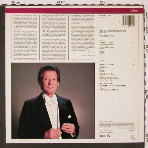 Händel,Georg Friedrich: Wassermusik Suite1-3, Philips(412 924-1), NL, 1980 - LP - K604 - 6,00 Euro