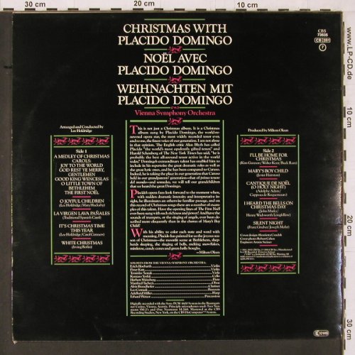 Domingo,Placido: Christmas With, CBS (73635), NL, 1981 Typ: LP Best.-Nr.: K607 Preis: 5,00 Euro