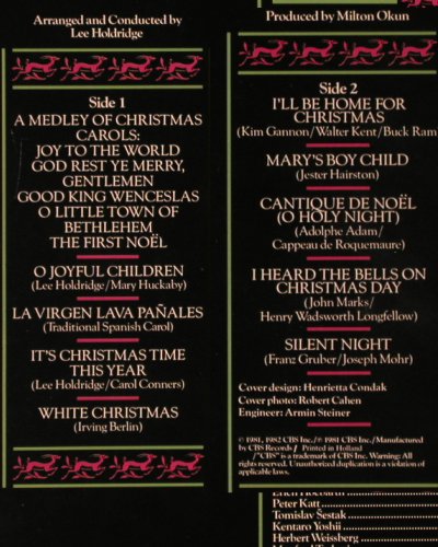 Domingo,Placido: Christmas With, CBS (73635), NL, 1981 Typ: LP Best.-Nr.: K607 Preis: 5,00 Euro