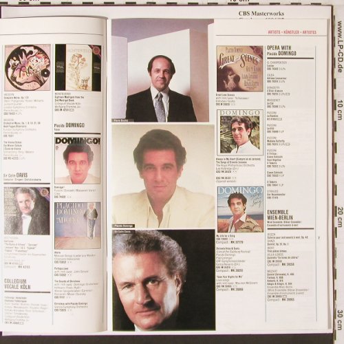 V.A.CBS Masterworks: Catalogue 1986/87, CD's+LP's, CBS, , 1986 Typ: Book Best.-Nr.: K618 Preis: 5,00 Euro