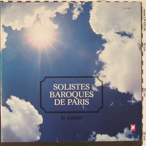 Solistes Baroque de Paris: In Concert, avec orgue, Foc, S.B.de Paris/Stern (66.23328), D, sign., 1984 Typ: LP Best.-Nr.: K619 Preis: 7,50 Euro