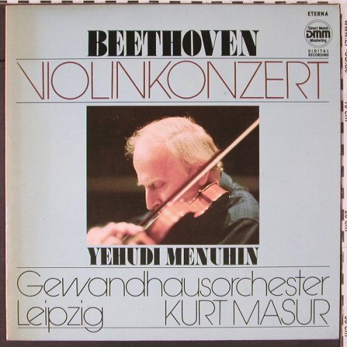 Beethoven,Ludwig van: Violinkonzert D-dur op.61, m-/vg+, Eterna(7 29 263), DDR, 1989 - LP - K620 - 6,00 Euro