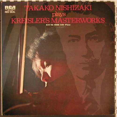 Kreisler,Fritz: Takako Nishizaki plays..Masterworks, RCA Red Seal(JRZ-2211), Japan, 1976 - LP - K624 - 12,50 Euro