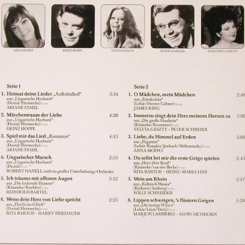 V.A.Das Grosse Operetten -: Wunschkonzert - 5, Foc, Telefunken (6.28485 DP), D, 1979 Typ: 2LP Best.-Nr.: K628 Preis: 7,50 Euro