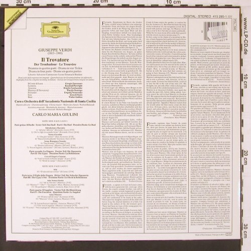 Verdi,Giuseppe: Il Trovatore - Querschnitt, Deutsche Gramophon (415 285-1), D, 1985 Typ: LP Best.-Nr.: K633 Preis: 6,00 Euro