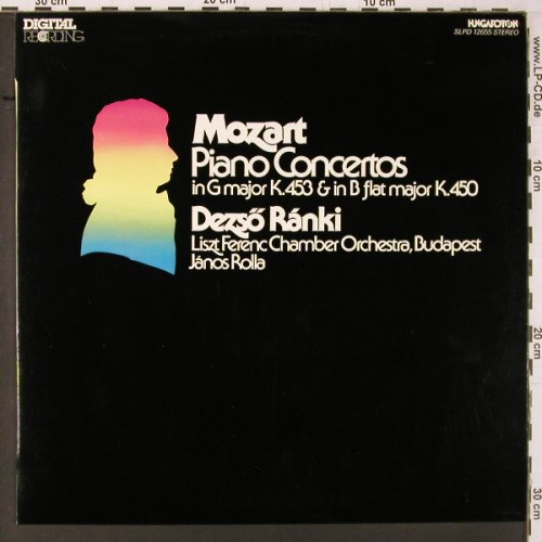 Mozart,Wolfgang Amadeus: Piano Concertos in G major K453/450, Hungaroton(SLPD 12655), H, 1984 - LP - K637 - 6,00 Euro