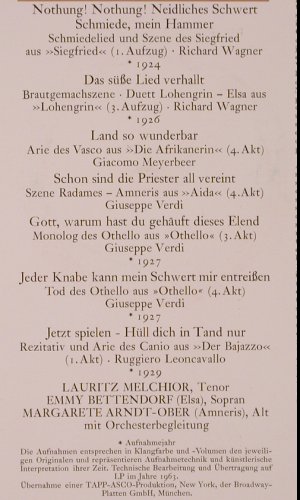 Melchior,Lauritz: Lebendige Vergangenheit, Eurodisc (70 324 KR), D, Mono Typ: LP Best.-Nr.: K652 Preis: 7,50 Euro