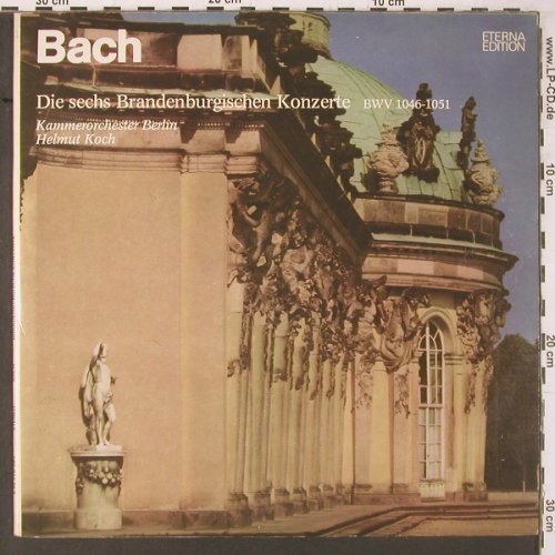 Bach,Johann Sebastian: Die sechs Brandenburgischen Konzert, Eterna(8 26 566-567), DDR, 1975 - 2LP - K655 - 7,50 Euro