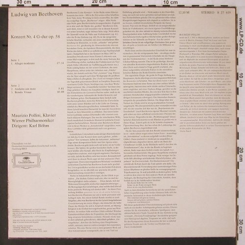 Beethoven,Ludwig van: Klavierkonzert Nr.4 G-dur op.58, Eterna(8 27 619), DDR, 1982 - LP - K659 - 6,00 Euro