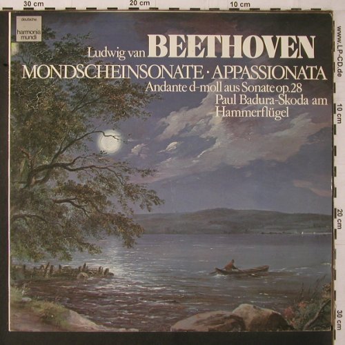 Beethoven,Ludwig van: Mondschein Sonate d-moll op.28/Appa, Harmonia Mundi(065-99 769), D, m--/m-,  - LP - K663 - 6,00 Euro