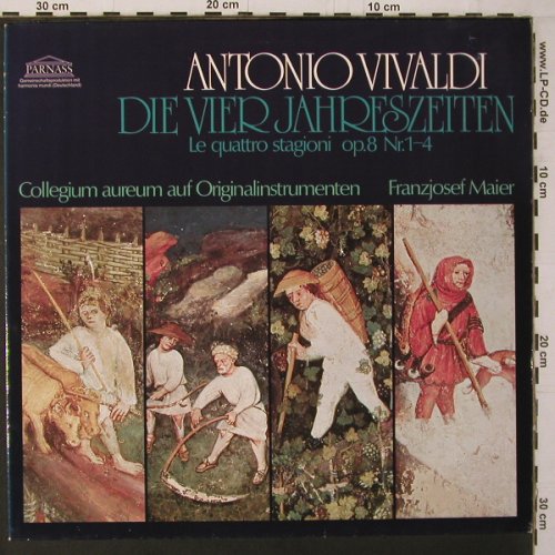 Vivaldi,Antonio: Die Vier Jahreszeiten, Parnass(38 670 6), D, 1977 - LP - K666 - 7,50 Euro