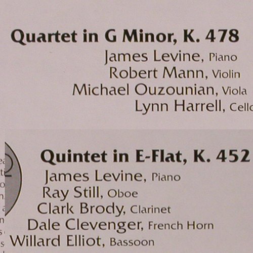 Mozart,Wolfgang Amadeus: Music from Ravinia, Vol3, K.478,452, RCA Red Seal (ARL 1-3376), US, 1979 Typ: LP Best.-Nr.: K667 Preis: 7,50 Euro