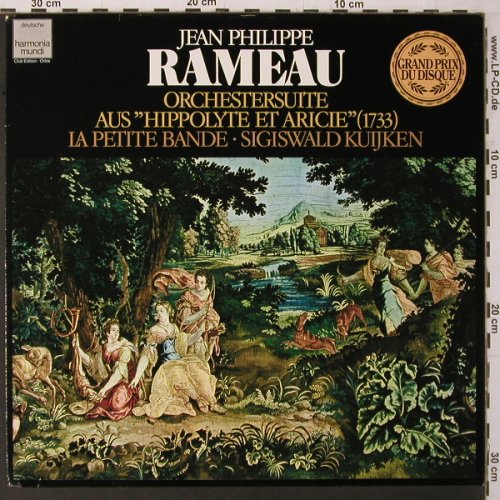 Rameau,Jean Philippe: Orchestersuite"Hippolyte Et Aricie", Harmonia Mundi(91 001 8), D, 1981 - LP - K670 - 7,50 Euro