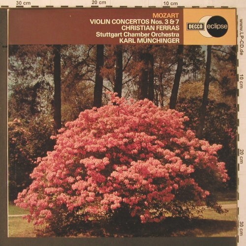 Mozart,Wolfgang Amadeus: Violin Concertos Nos.3&7, Decca Eclipse (ECS 697), UK, Ri, 1973 Typ: LP Best.-Nr.: K673 Preis: 7,50 Euro