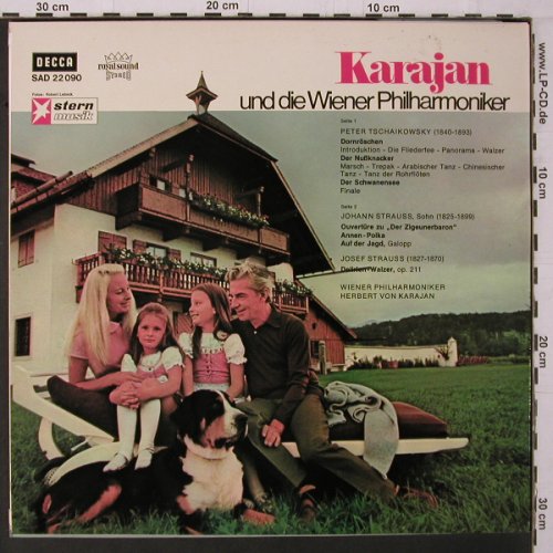 Karajan,Herbert von: und die Wiener Philharmoniker, Decca / Stern (SAD 22090), D Typ: LP Best.-Nr.: K675 Preis: 9,00 Euro