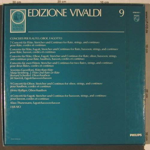 Vivaldi,Antonio: Concerti per Flauto,Oboe, Fagotto, Philips(6768 015), NL, Box, 1975 - 5LP - K682 - 17,50 Euro