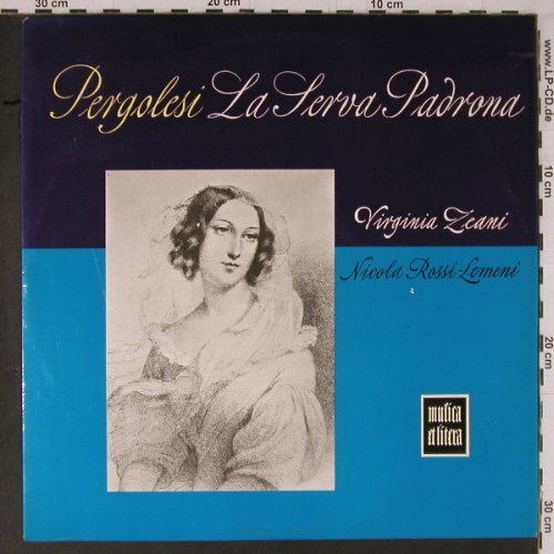 Pergolesi,Giovanni Battista: La Serva Padrona, Musica et litera (MEL 7005), DK Typ: LP Best.-Nr.: K687 Preis: 9,00 Euro