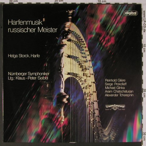 V.A.Harfenmusik russischer Meister: R.Glière, Prokofieff, Glinka, Colosseum (COL 9002), D, 1984 Typ: LP Best.-Nr.: K690 Preis: 7,50 Euro