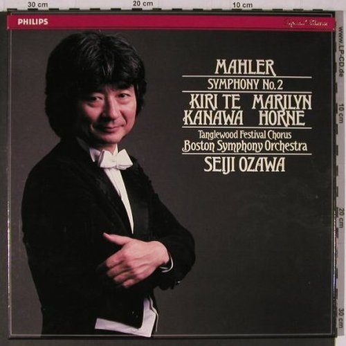 Mahler,Gustav: Symphony No.2 C minor,Box, like new, Philips (420 824-1), NL, 1986 Typ: 2LP Best.-Nr.: K691 Preis: 22,50 Euro