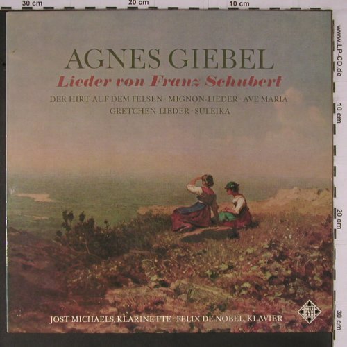 Giebel,Agnes: Lieder von Franz Schubert, Telefunken(SAT 22 508), D,  - LP - K695 - 7,50 Euro