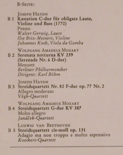 V.A.Musikkunde in Beispielen: Variation,Sonatenf., Musikepochen 3, D.Gr./Schwann(136 318), D, Ri,1972,  - LP - K700 - 7,50 Euro