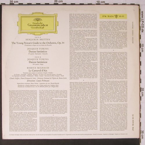 Britten,Benjamin: The Young Person's Guide to theOrch, D.Gr.(LPM 18 654), D, Mono, 1962 - LP - K703 - 12,50 Euro