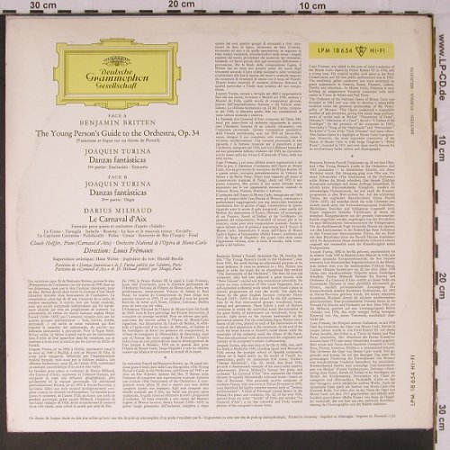 Britten,Benjamin: The Young Person's Guide to theOrch, D.Gr.(LPM 18 654), D, Mono, 1962 - LP - K703 - 12,50 Euro