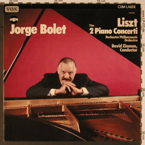 Bolet,Jorge: Liszt, 2 Piano Concerti No.1&2, VOX cum laude(VCL 39 001), NL, 1982 - LP - K708 - 6,00 Euro
