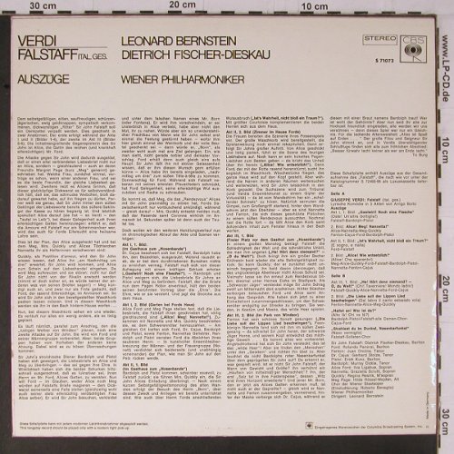 Verdi,Giuseppe: Falstaff, ital. - Auszüge, CBS (S 71 072), D Typ: LP Best.-Nr.: K715 Preis: 6,00 Euro