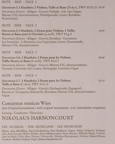 Telemann,Georg Philipp: Darmstädter Ouvertüren,Box, Telefunken(6.35498 EK), D, 1980 - 2LP - K717 - 9,00 Euro