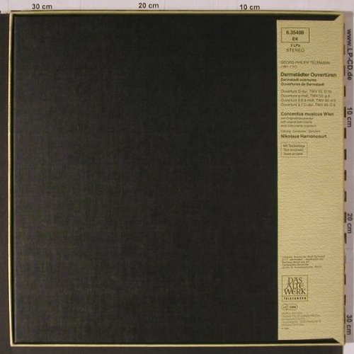 Telemann,Georg Philipp: Darmstädter Ouvertüren,Box, Telefunken(6.35498 EK), D, 1980 - 2LP - K717 - 12,50 Euro