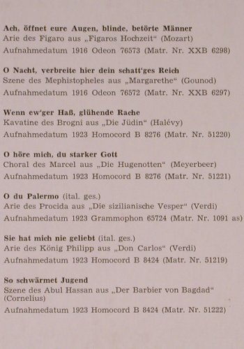 Kipnis,Alexander: Lebendige Vergangenheit II, LV (LV 37), A Typ: LP Best.-Nr.: K720 Preis: 7,50 Euro
