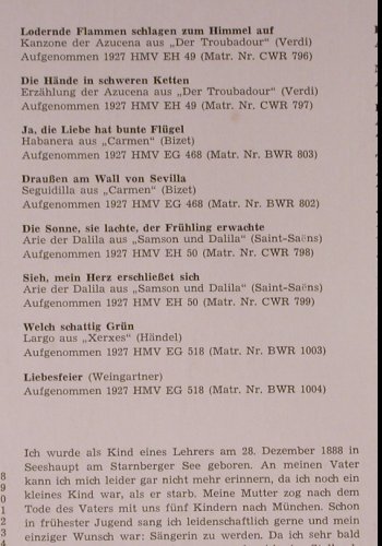 Willer,Luise: Lebendige Vergangenheit, LV(LV 104), A,  - LP - K721 - 7,50 Euro