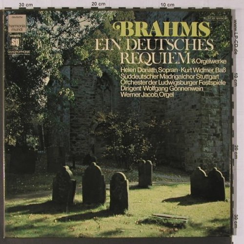 Brahms,Johannes: Ein Deutsches Requiem & Orgelwerke, Harmonia Mundi(157-99 703/04), D, Box, 1976 - 2LP - K723 - 12,50 Euro