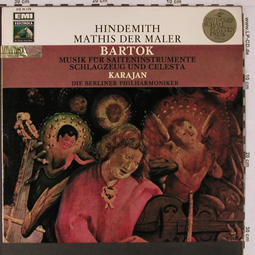 Hindemith,Paul / Bartok: Mathis der Maler, EMI Electrola (STE 91 179), D Typ: LP Best.-Nr.: K724 Preis: 7,50 Euro