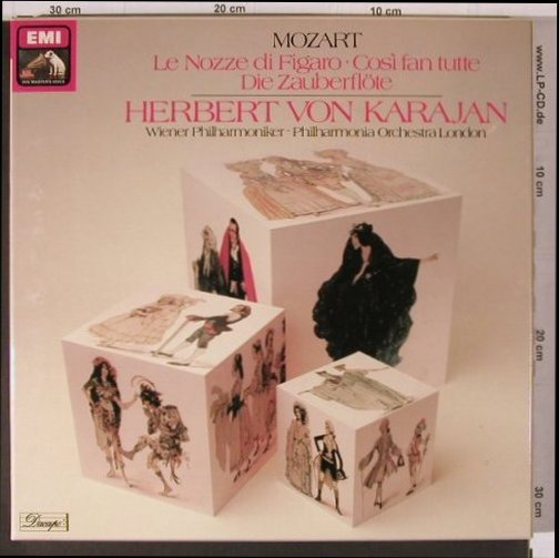 Mozart,Wolfgang Amadeus: Le Nozze di Figaro,Cosi fan Tutte, EMI / Dacapo(197-54 200/08 M), D, Box, Ri,  - 9LP - K726 - 22,50 Euro