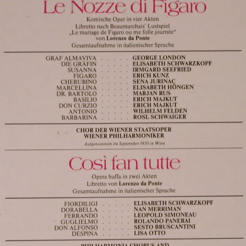 Mozart,Wolfgang Amadeus: Le Nozze di Figaro,Cosi fan Tutte, EMI / Dacapo(197-54 200/08 M), D, Box, Ri,  - 9LP - K726 - 22,50 Euro