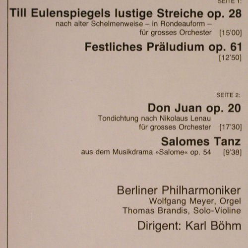 Strauss,Richard: Till Eulenspiegel / Festl.Präludium, D.Gr. Resonance(2535 208), D,  - LP - K727 - 6,00 Euro
