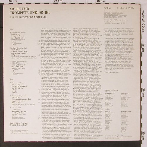 Güttler,Ludwig: 12-Musik fr Trompete & Orgel, Eterna(8 27 695), DDR, 1984 - LP - K728 - 6,00 Euro