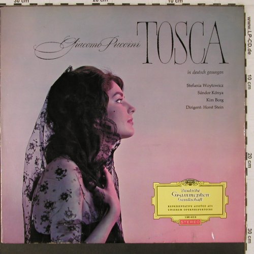 Puccini,Giacomo: Tosca-Querschnitt in dt. Sprache, Deutsche Gramophon(136 403 SLPEM), D, m-/vg+, 1963 - LP - K729 - 7,50 Euro