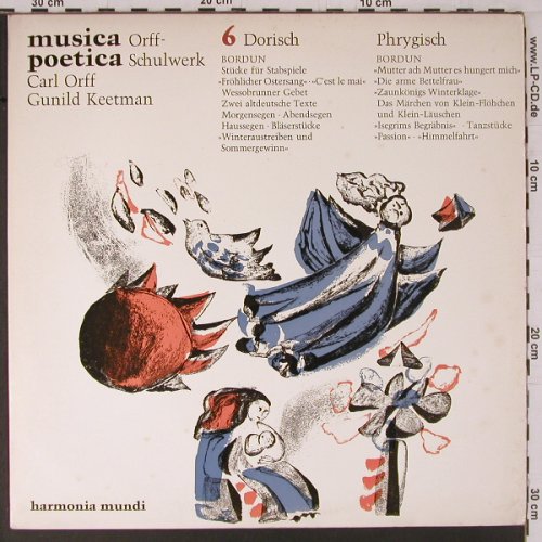 V.A.Musica Poetica: Orff-Schulwerk 6, Dorisch/Phrygisch, Harmonia Mundi(HM 30 655), D, 1963 - LP - K737 - 6,00 Euro