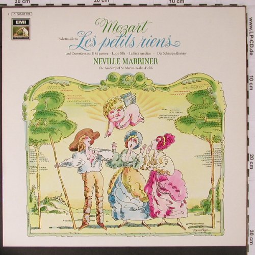 Mozart,Wolfgang Amadeus: Les petits riens u. Ouvertüren, EMI(C 063-02 229), D, 1972 - LP - K740 - 7,50 Euro