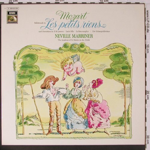 Mozart,Wolfgang Amadeus: Les petits riens u. Ouvertüren, EMI (C 063-02 229), D, 1972 Typ: LP Best.-Nr.: K740 Preis: 7,50 Euro