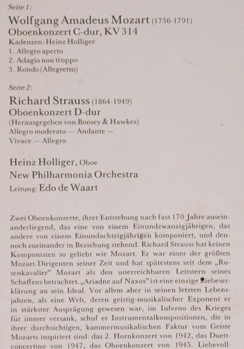 Mozart,Wolfgang Amadeus/R.Strauss: Oboen-Konzerte, Philips(6500 174), NL, 1971 - LP - K741 - 7,50 Euro