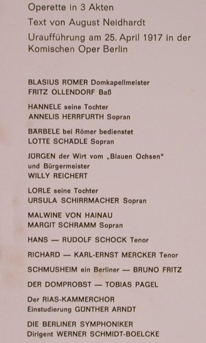 Jessel,Leon: Schwarzwaldmädel, Querschnitt, Opera(74 441), D,  - LP - K746 - 6,00 Euro