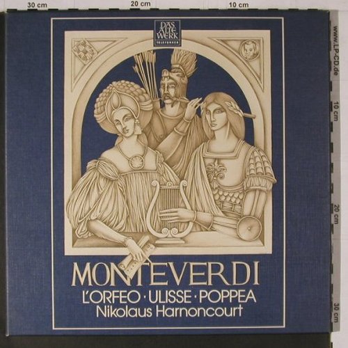 Monteverdi,Claudio: L'Orfeo / Ulisse / Poppea, Box, Philips(6.35377 EK), NL, 1977 - 3LP - K756 - 14,00 Euro