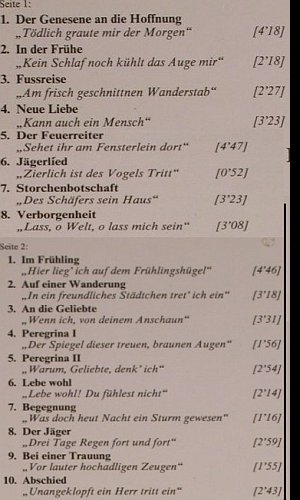 Wolf,Hugo: Mörike-Lieder, Live Innsbruck 1973, Deutsche Gramophon(2530 584), D, 1975 - LP - K766 - 9,00 Euro