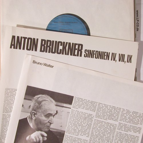 Bruckner,Anton: Bruno Walter dirigiert , Box, CBS(S 77 401), D, Ri,  - 4LP - K776 - 17,50 Euro