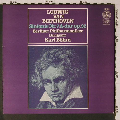 Beethoven,Ludwig van: Sinfonie Nr.7 A-dur op.92, Orbis(73 687), D,  - LP - K780 - 5,00 Euro